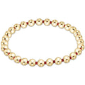 Gameday Hope Grateful 5mm Bead Bracelet - Crimson