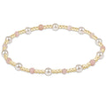 Pearl Sincerity 4mm Gem Bracelet - Pink Opal